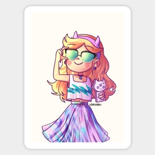 Seapunk Star Butterfly (Star vs the forces of evil) Sticker